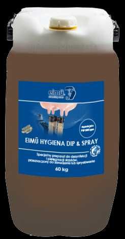 Eimü Hygiena Dip & Spray – Dezynfekcja i Pielęgnacja Strzyków z Jodem