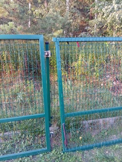 Brama panelowa zielona