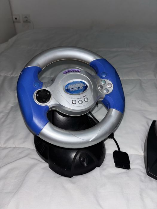 Volante e pedais para Playstation