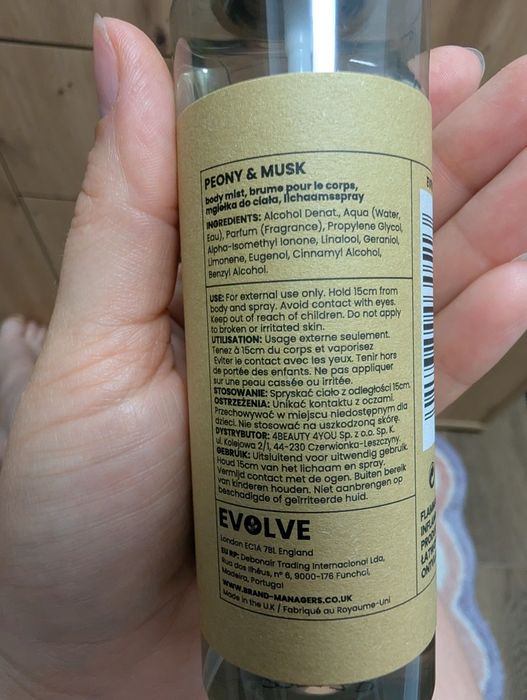 Zestaw perfum i mgiełek cherish pheym esotiq so Piwonia wiśnia