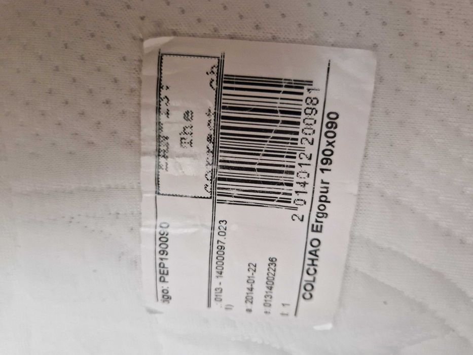 Cama sommier + colchão 90x190