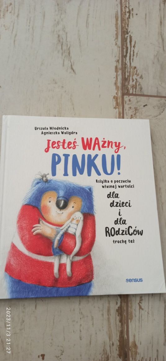 Jesteś ważny Pinku! Książka nowa