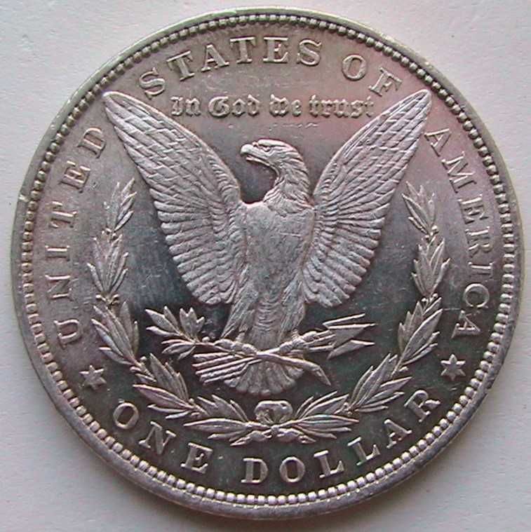 США 1 доллар 1880 Доллар Моргана Morgan Dollar Серебро