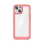 Wzmocnione etui Outer Space z elastyczną ramką do iPhone 15 - czerwone