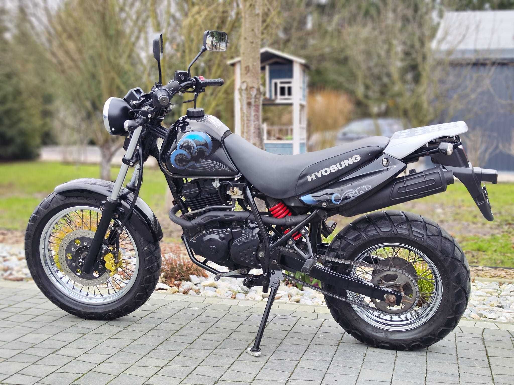 Hyosun Karion 125 Piękny Funbike TW Scrambler LIFT 2014 rok 12 TYS KM