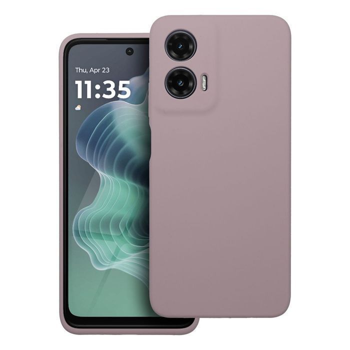 Futerał SILICONE 2mm do MOTOROLA G35 5G pudrowy róż
