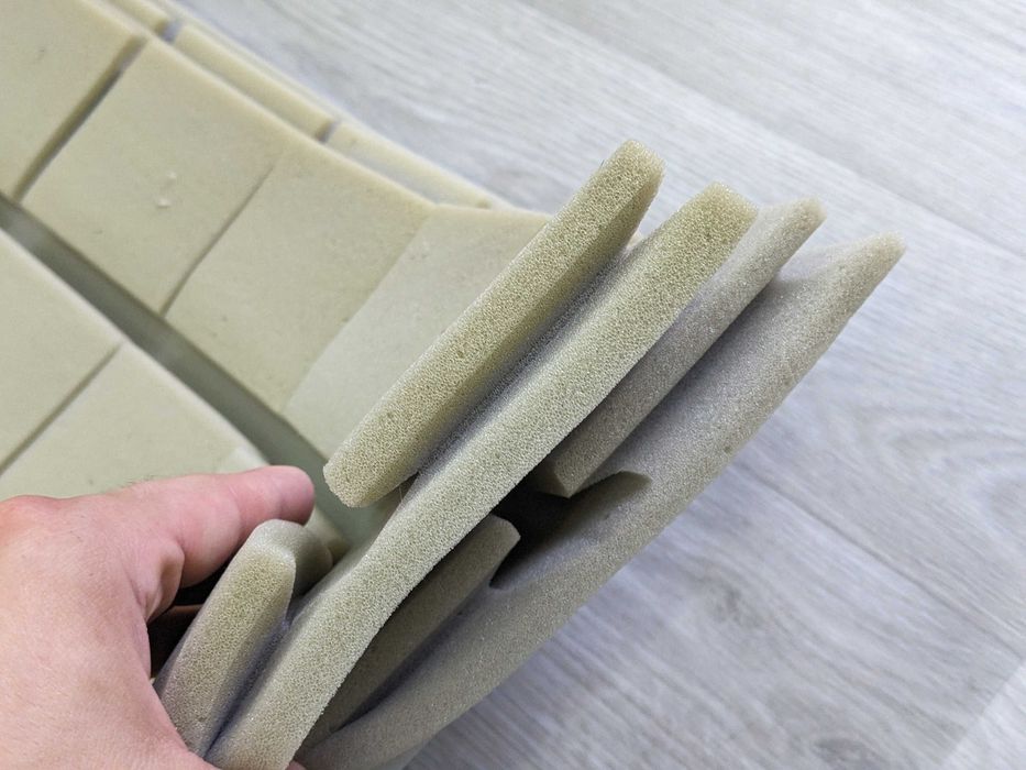 Акустичний поролон Ecosound Tetras Grey 100x200см 30мм сірий