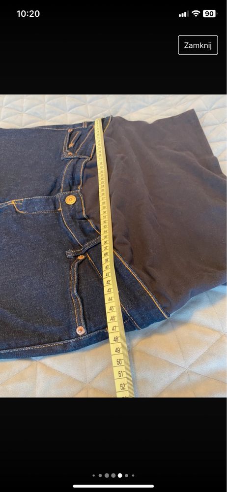 Jeansy ciążowe H&M 42/44