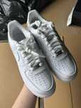 Nike czyste białe niskie trampki Air Force 1 proste 38