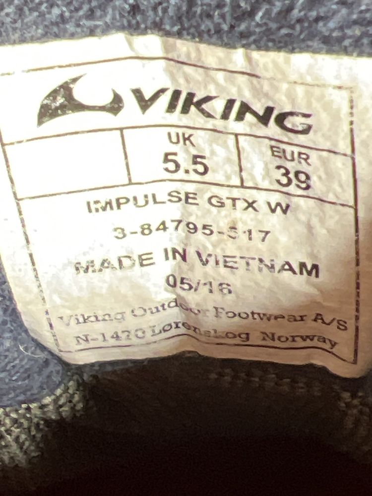 Sprzedam buty firmy Viking model Impulse GTX rozmiar 39