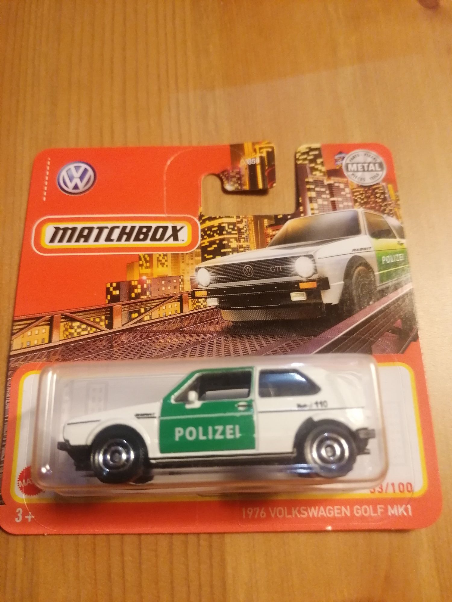 1976 Volkswagen Golf Mk1 Polizei Matchbox