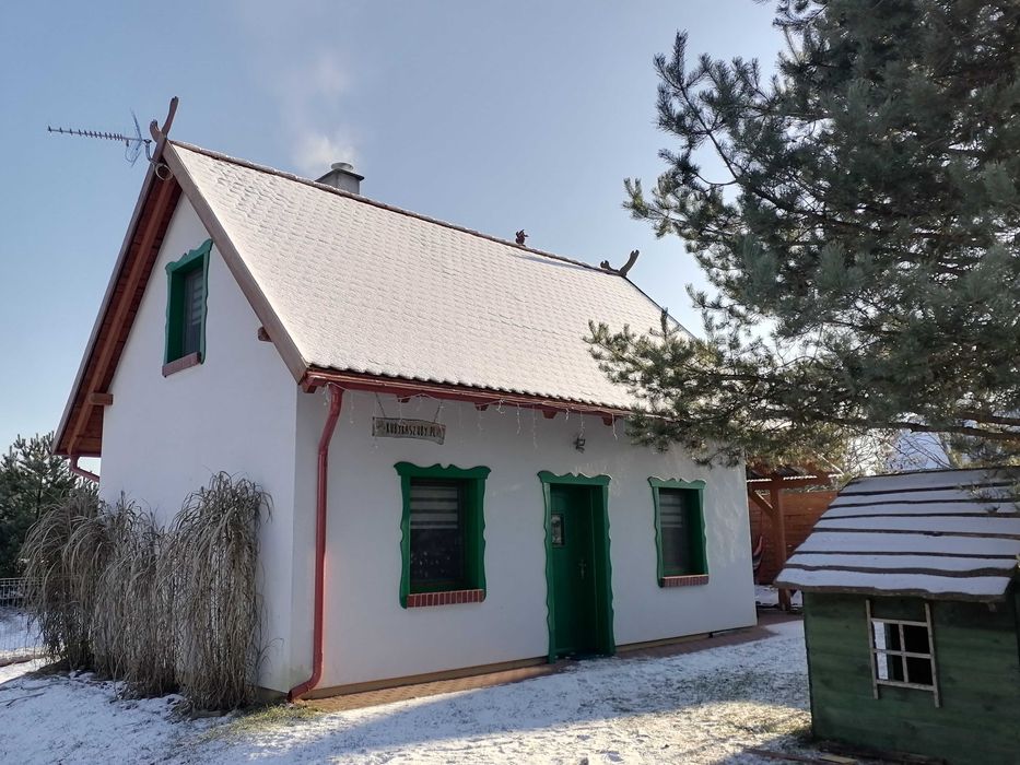 Zielony Domek z kominkiem na Kaszubach Wolny Sylwester wakacje Kaszuby