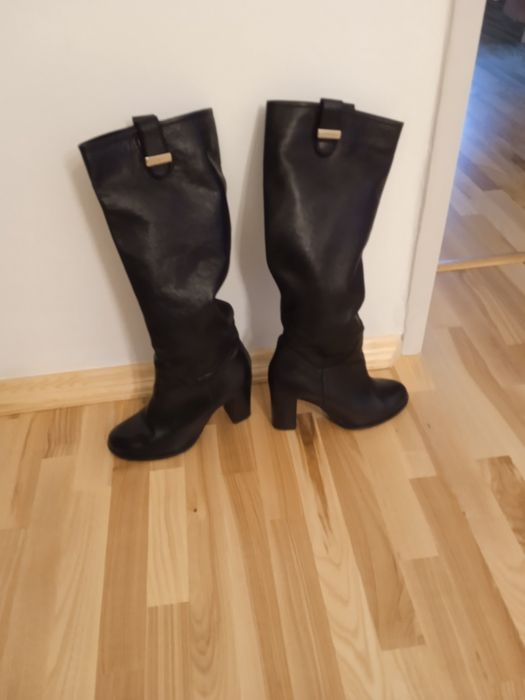 Kozaki damskie czarne