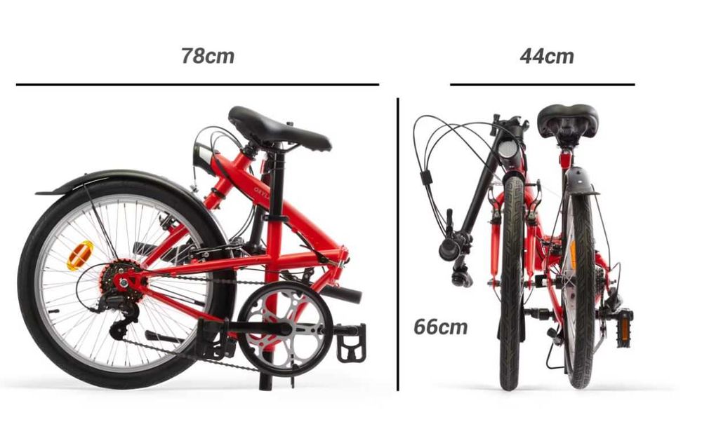 Bicicleta Dobravel BTWin Oxylane 120