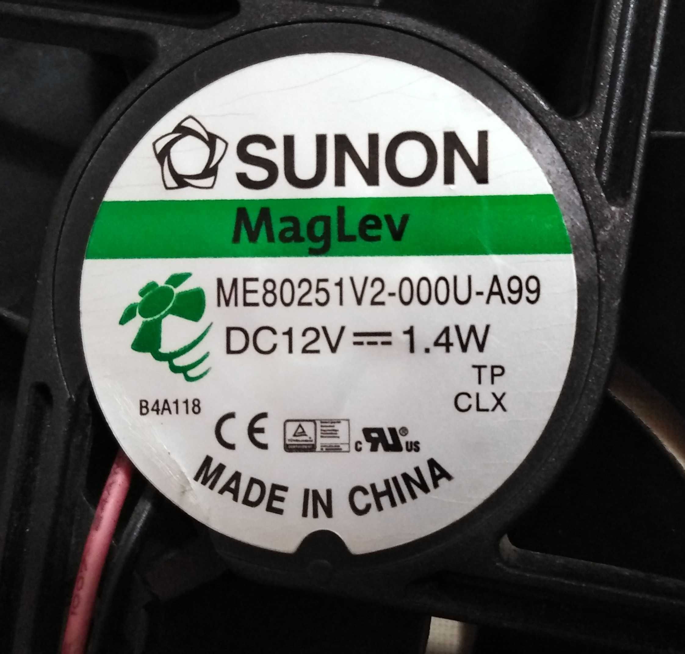 Wentylator osiowy „SUNON” 12V, 1,4W.  ME80251V2-000U-A99