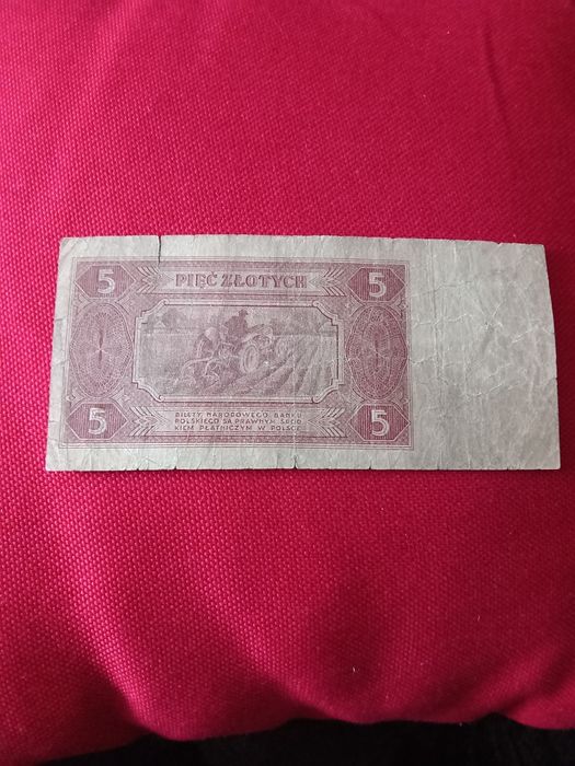 Banknot 1948r nominał 5zł