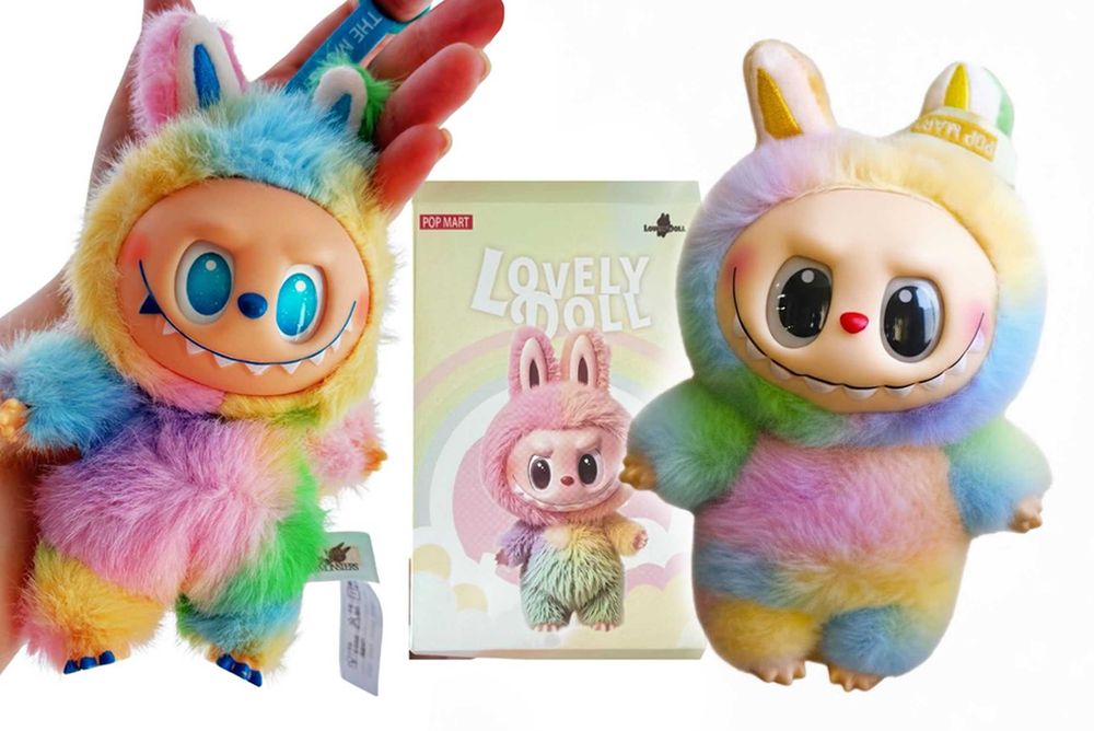 Дитяча фігурка Labubu 4 сезон, 16 см, у пакеті та подарунковій коробці