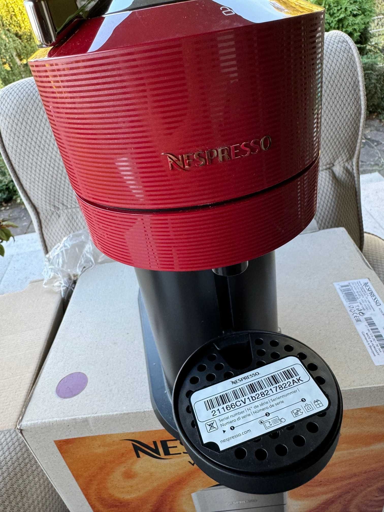 Ekspres  Nespresso Vertuo Next wiśniowy nowy w oryginalnym pudełku