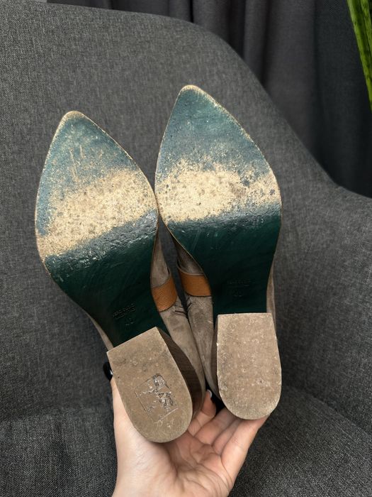 Фірмові замшеві козаки ковбойські чоботи fabi