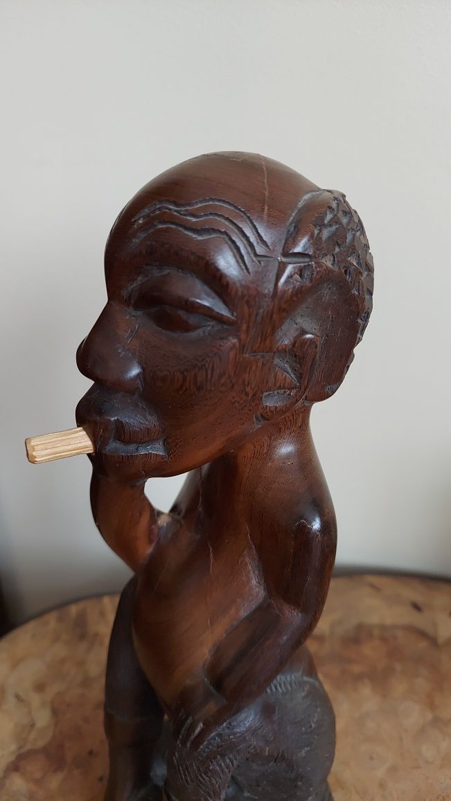 Figurka Afrykańska  - Rzeźba- Drewno