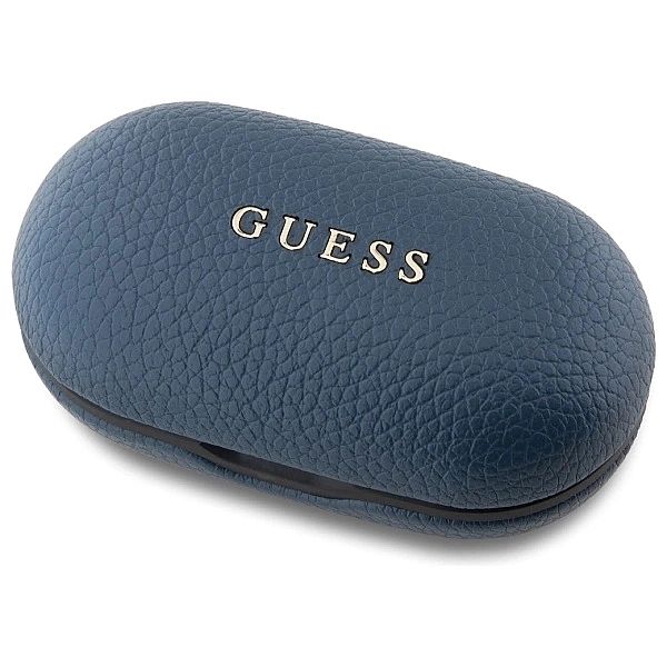 Słuchawki Bluetooth Guess Grained Classic Logo TWS + stacja dokująca -