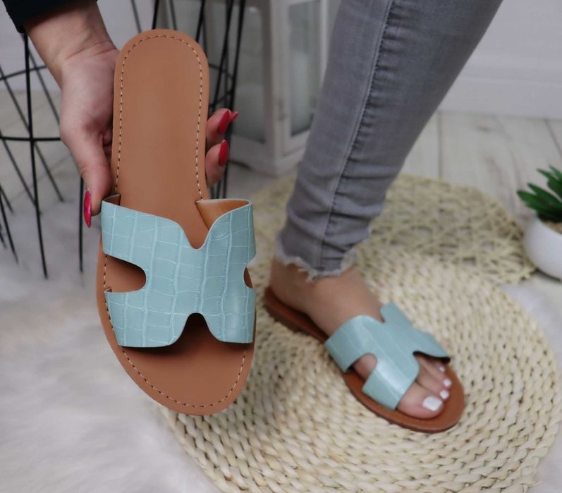 NOWE Klapki sandały damskie rozm 36-41 turkusowe TU KUPUJESZ r.37