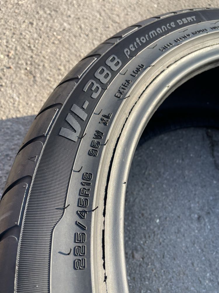 225/45/18 R18 Ovation VI-388/ China / 2шт./ літо/ НОВІ шини
