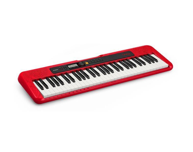 CASIO CT-S200 rd (czerwony) KEYBOARD + naklejki na klawisze