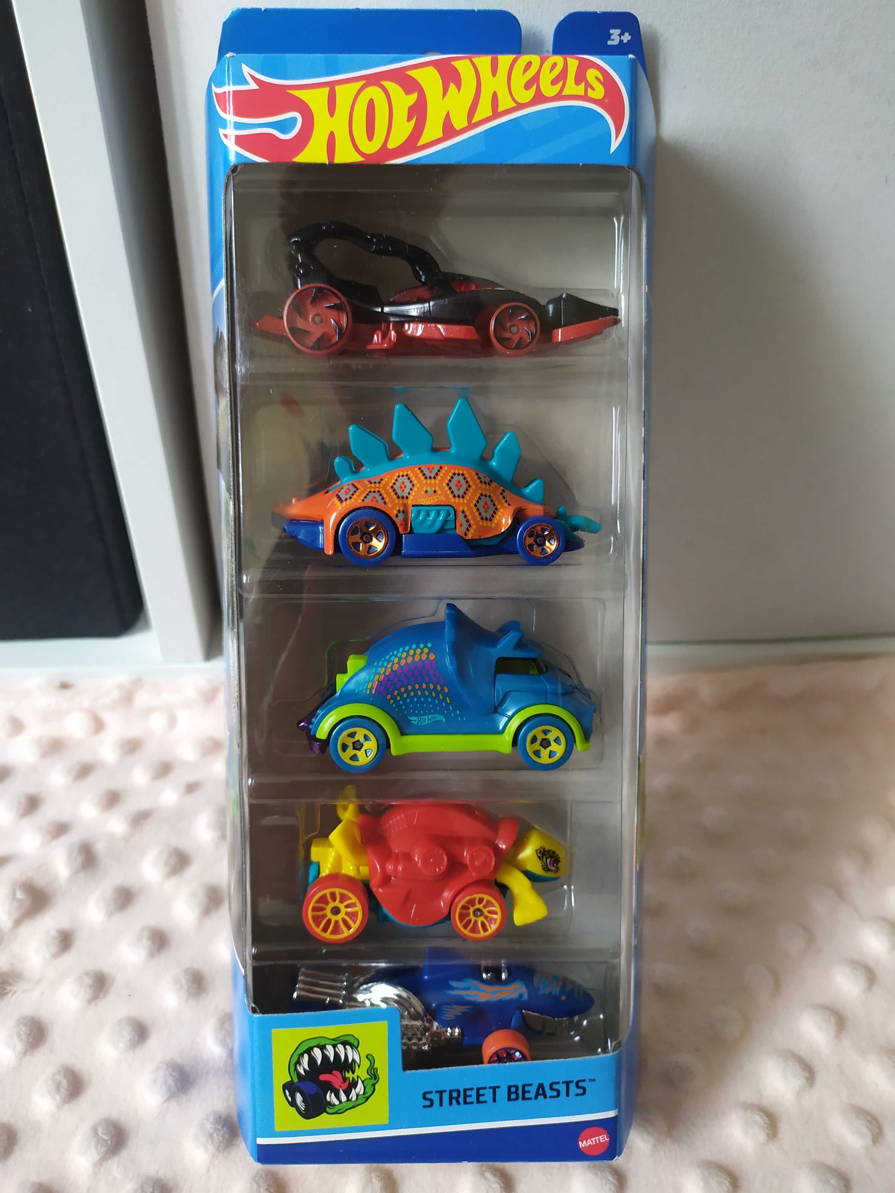 Hot Wheels Street Beasts zestaw samochodów 5 pack auta