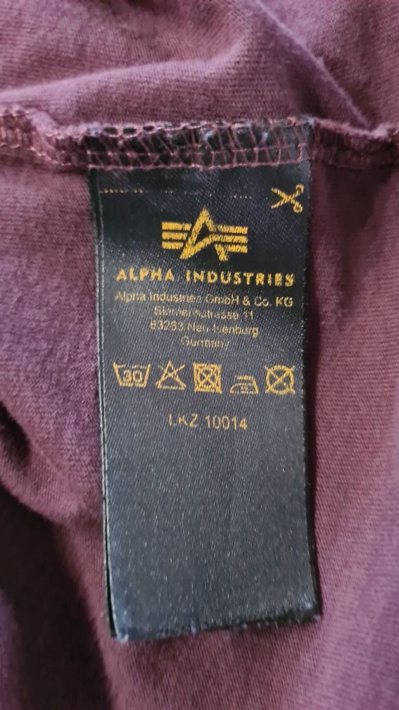 T-shirt tee Alpha Industries. Rozmiar L. Y2k baggy drill Chief keef.