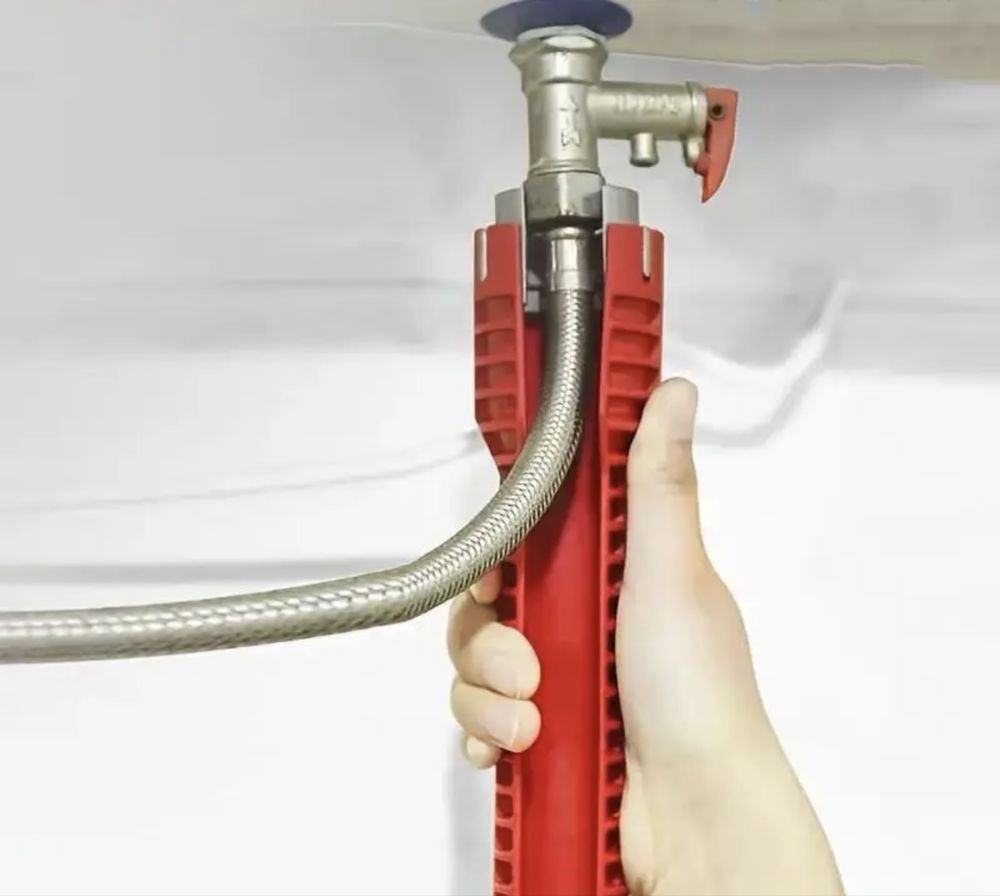 Uniwersalny klucz nasadowy do instalacj kranów i zlewów 5w1