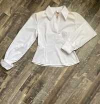 Блуза біла довгий рукав