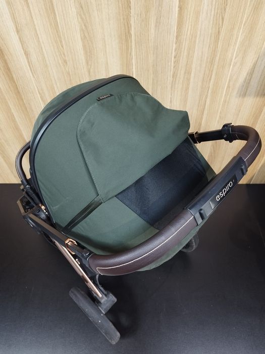 Espiro Miloo Luxury Green piękny wózek 2w1 lub wózek 3w1