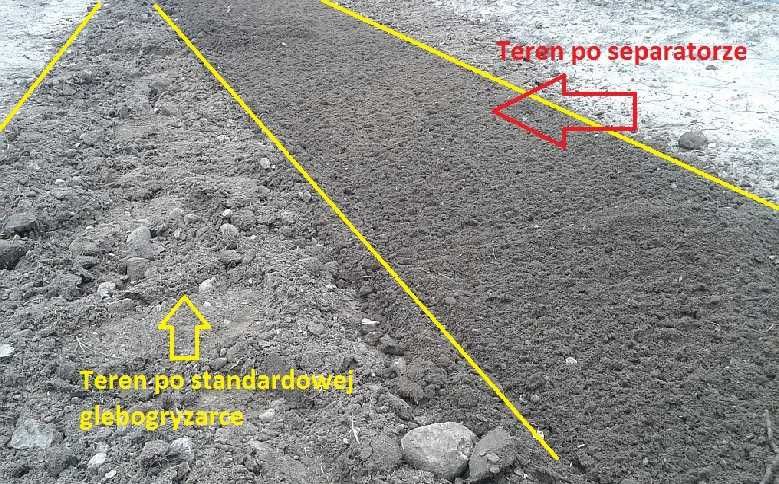 WYPOŻYCZALNIA Glebogryzarka separacyjna Wynajem