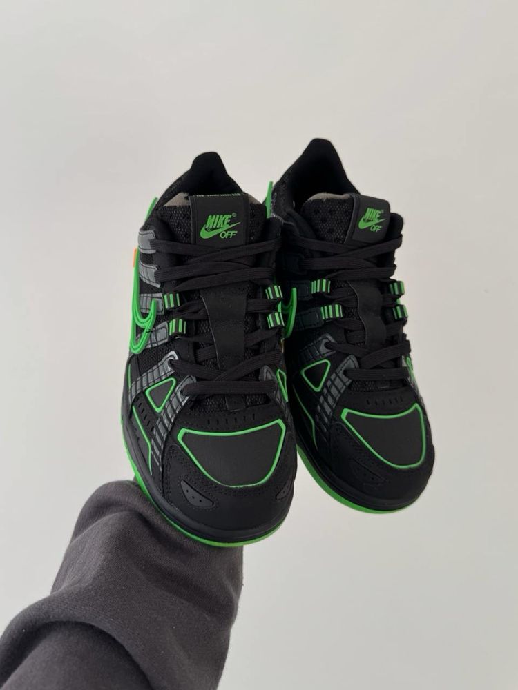 Кросівки Nike OFF-White x Rubber Dunk Black/Green (36-45)