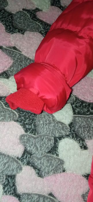 Зимова тепла куртка-пальто на дівчинку зріст 122см.