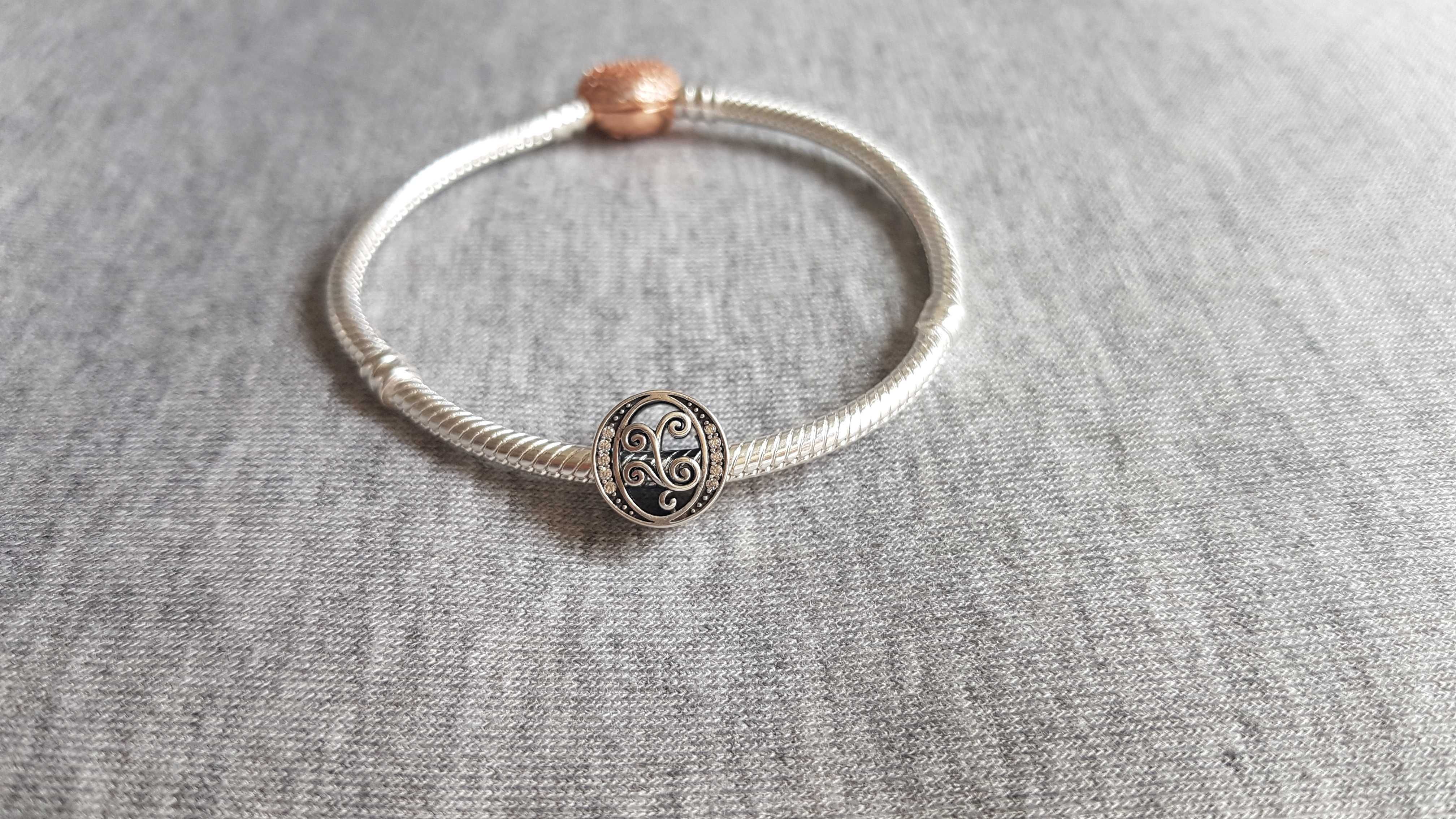 Charms Do Pandora Koralik ROŻNE WZORY Literki H/ I/ N/ O/ P/ S/ Z 925