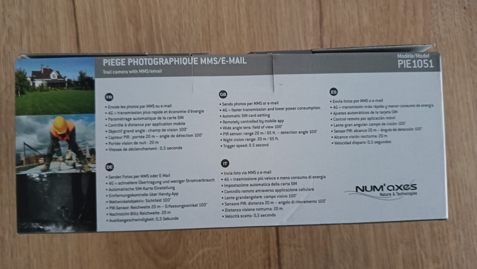 Fotopułapka, monitoring Numaxes PIE 1051 4G