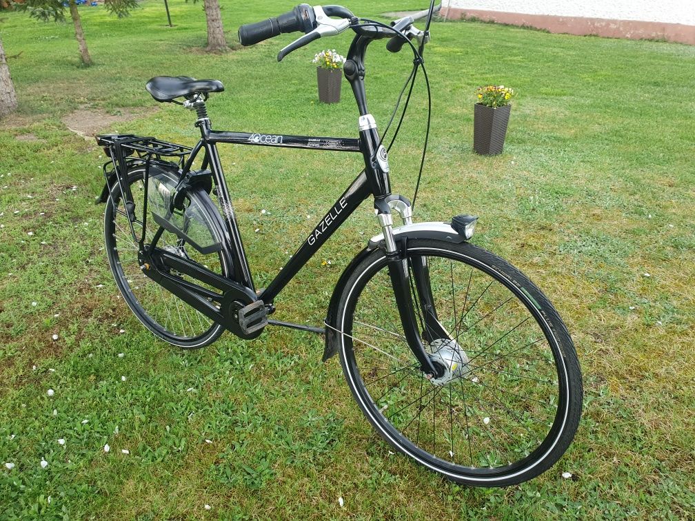Gazelle Paris C7 + Czarny Metalic 2023r 61cm