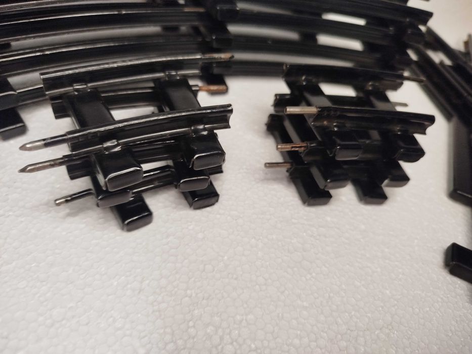 Tory zwrotnica rozjazd do bardzo starej kolejki szer toru 4cm