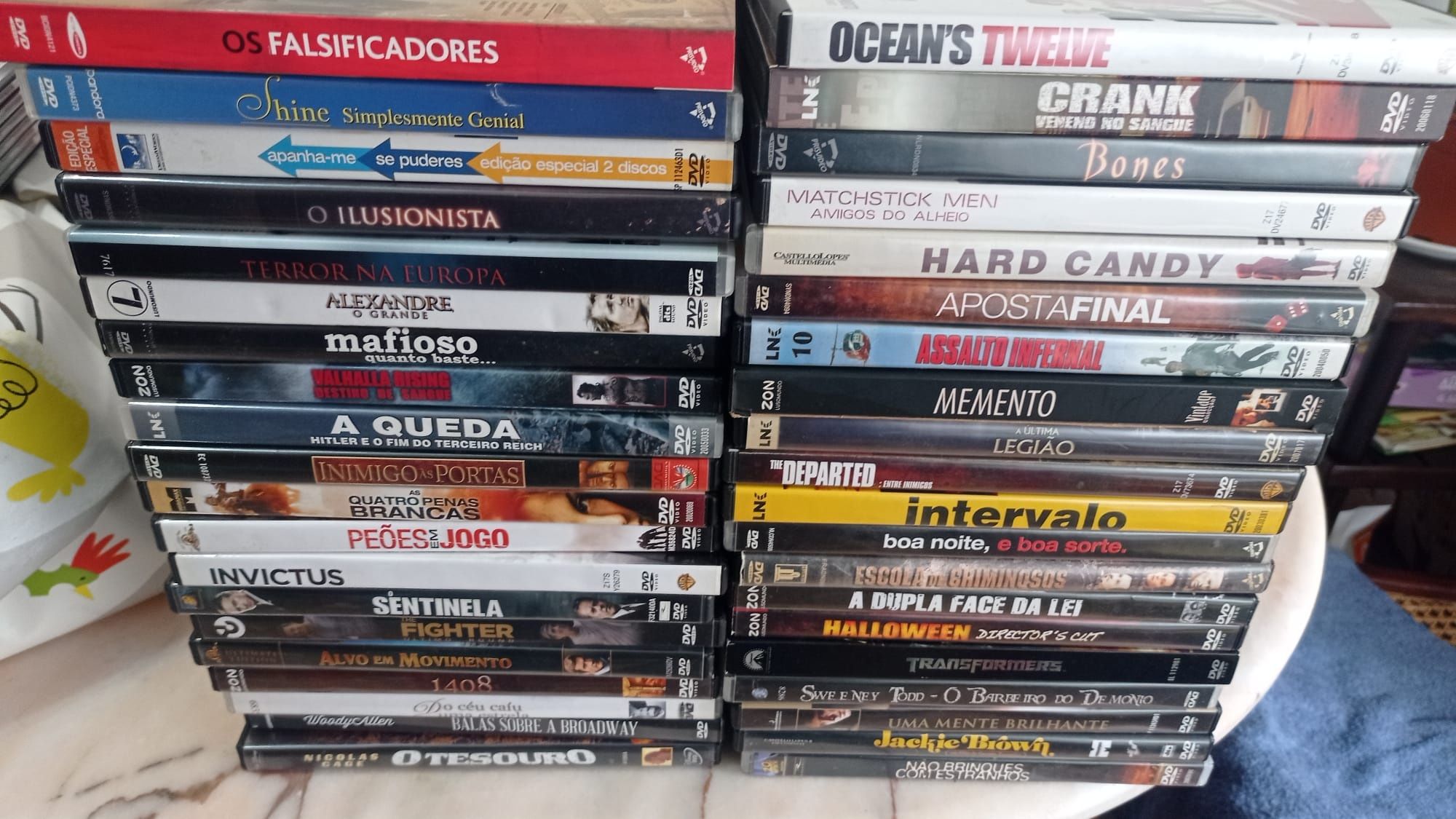 Dvds lote de 162 títulos