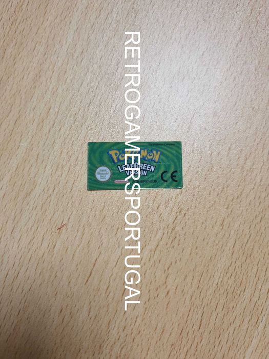 Label de reposição Pokemon Leaf Green