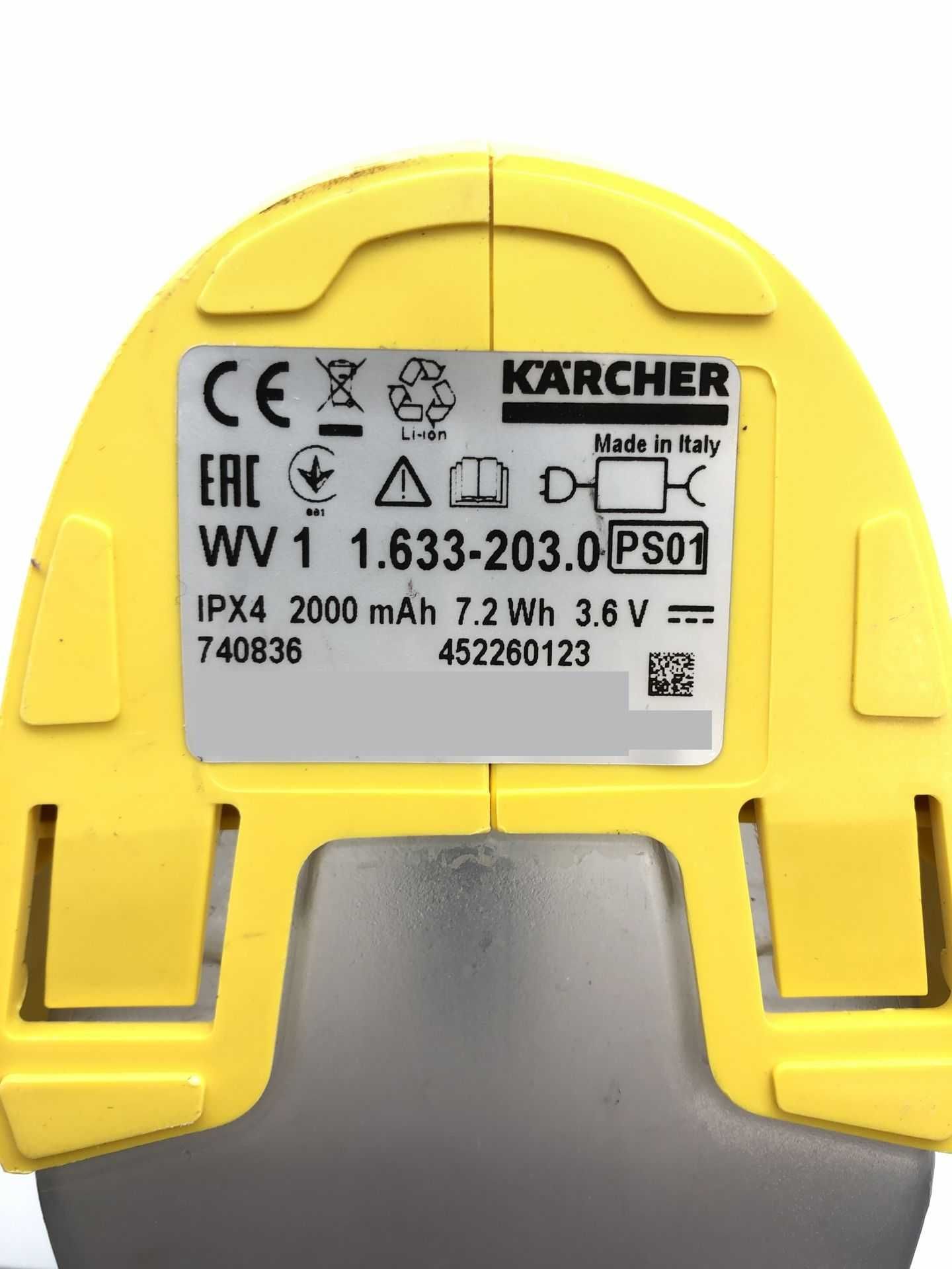Kärcher WV 1 Plus: Akumulatorowy Odkurzacz do Okien 20 min, 0,5 kg