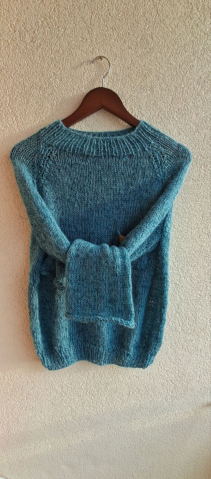 Sweter wełna Angora. Handmade.