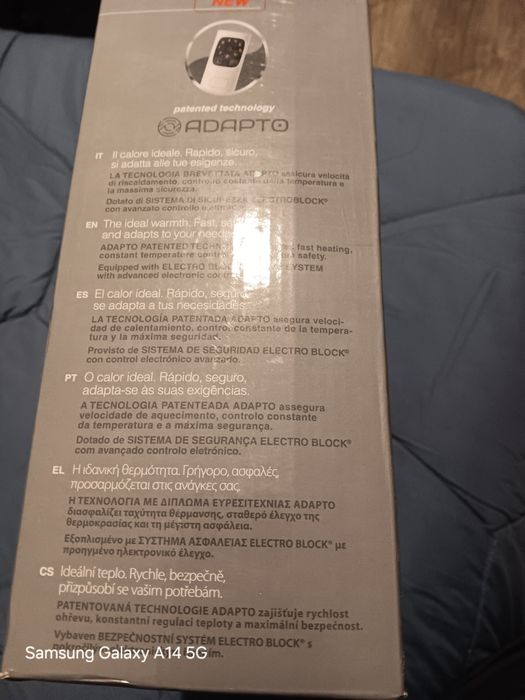 Manta eletrica de sofá