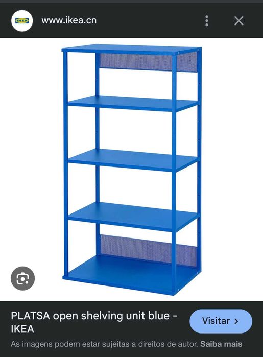 Estante PLATSA IKEA azul