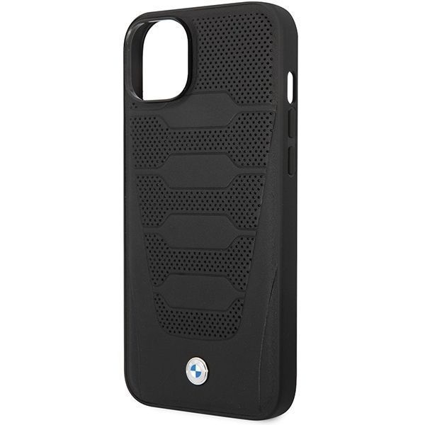 Etui Skórzane BMW dla iPhone 14/15/13 6.1" - Czarny