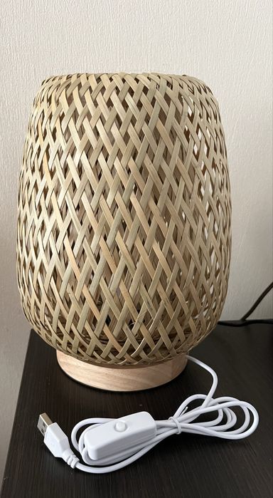 Bambusowa lampka nocna
