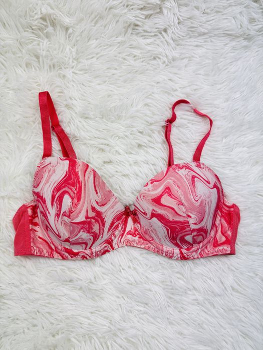 Biustonosz usztywniany 75B różowy George