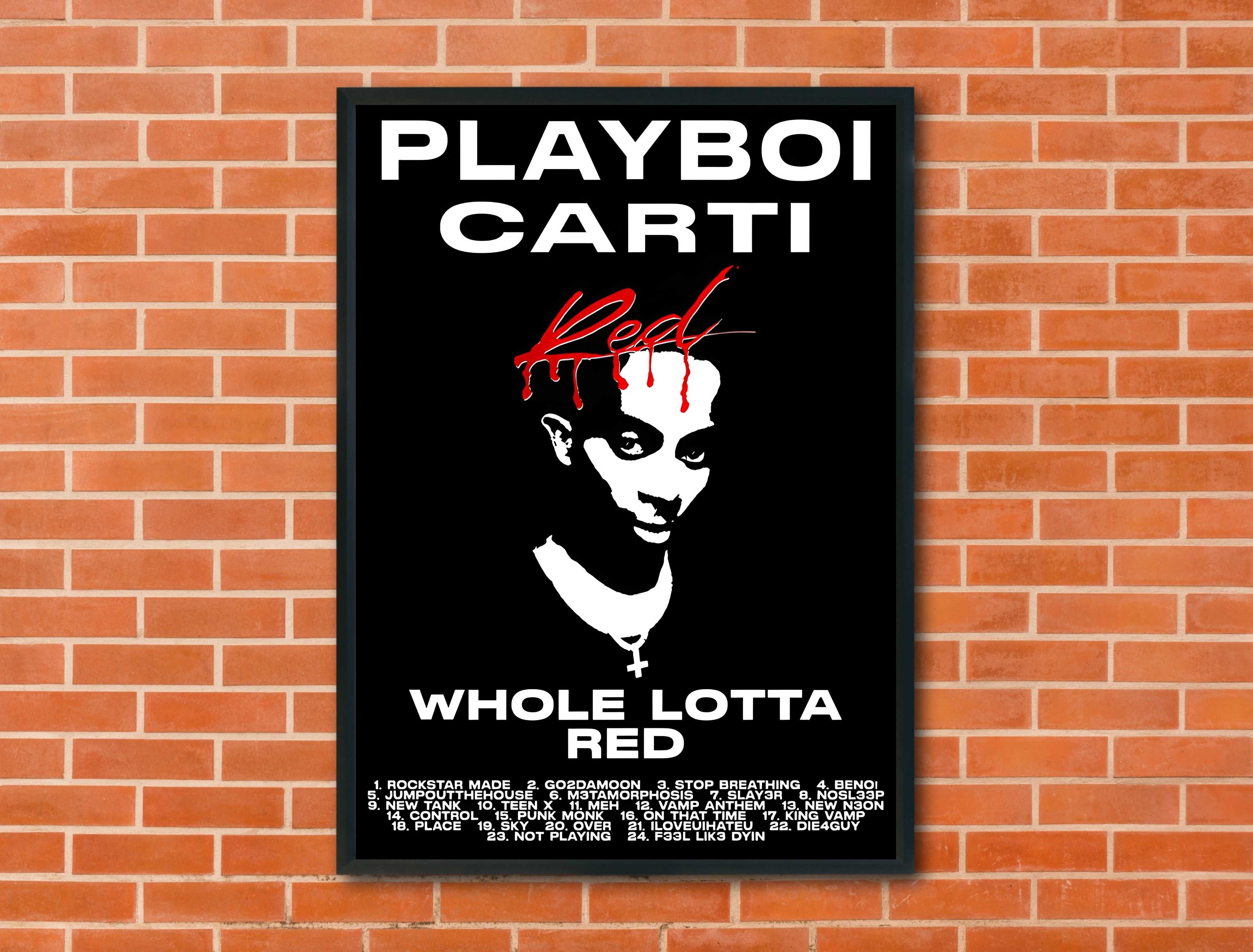 Plakat Playboy Carti - Whole Lotta Red
